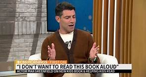 Max Greenfield fights the fear of reading aloud with new children's book
