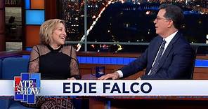 Edie Falco Has A Special Relationship With The Cops In Her New York Neighborhood