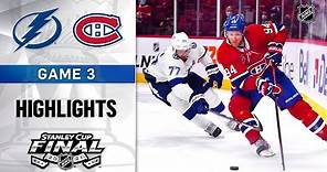 Cup Final, Gm 3: Lightning @ Canadiens 7/2/21 | NHL Highlights