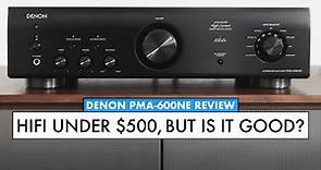 Denon's BUDGET AMPLIFIER with BLUETOOTH! - DENON PMA-600NE Amp Review!
