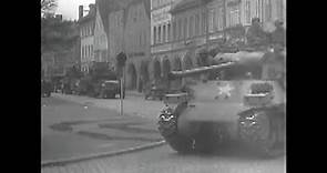 Saalfeld 1945 US Army duchquert Saalfeld