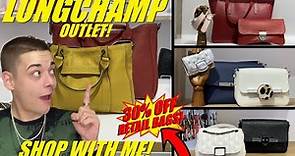 NEW Longchamp Outlet Bags and MORE! *SHOP WITH ME*
