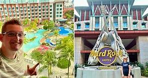We Stayed At Hard Rock Hotel Next To Universal Studios Singapore! Hotel & Room Tour