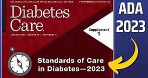 La Nueva Guía de Diabetes ADA 2023 #AlDíaConLasGuías
