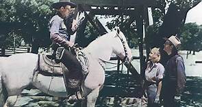 John Wayne & Gabby Hayes | Riders of Destiny (Western, 1933) | Colorized Movie, subtitles