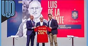 Luis de la Fuente fue presentado como nuevo entrenador de la selección de España