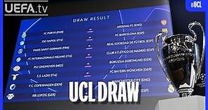 UEFA Champions League Round of 16 Draw