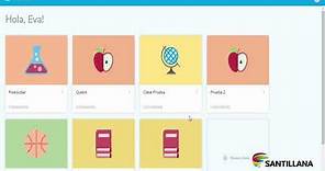 SANTILLANA - Apoyo para el docente - Actividades dentro de la plataforma EVA