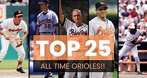 TOP 25 ALL TIME Baltimore Orioles | #2 Cal Ripken Jr