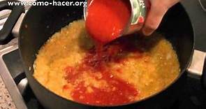 Cómo hacer tomate frito casero - Recetas de cocina