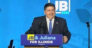 Illinois Gov. Pritzker delivers speech after winning reelection