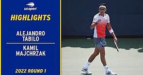 Alejandro Tabilo vs. Kamil Majchrzak Highlights | 2022 US Open Round 1
