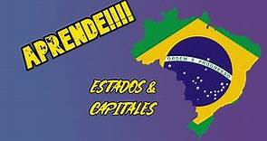 Estados de Brasil y sus capitales 🇧🇷 BRASIL ESTADO X ESTADO