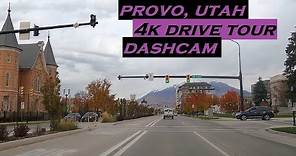 Provo, Utah | 4k Driving Tour | Dashcam
