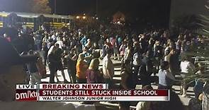 UPDATE: Students still stuck at Johnson Junior High after mercury incident
