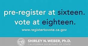 Our Time is Now: California Voter Pre-Registration
