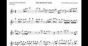 The Dogs of War - Tenor Sax Solo Transcription - Pink Floyd