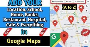 How to Add Location in Google Maps | Add New Places or Home in Google Maps