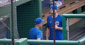 Kris Bryant gets emotional after learning he was traded to the Giants