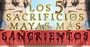 Los 5 sacrificios mayas más sangrientos. (Libro de referencia Relación de las cosas de Yucatán)