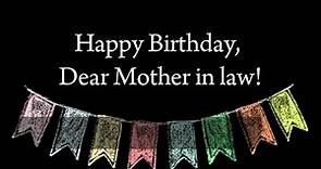 Happy Birthday Mother in law || Birthday Wishes for mother in law