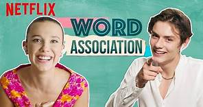 Millie Bobby Brown & Louis Partridge Play Words Associations | Enola Holmes | Netflix India