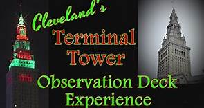Terminal Tower Observation Deck, a Look at Downtown Cleveland From 42 Stories Up