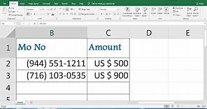 How to Add Currency Symbol Automatically in Excel