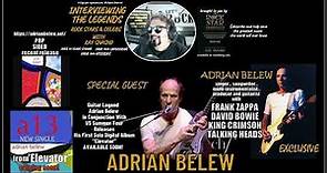 Adrian Belew New Album and Tour: Exclusive!