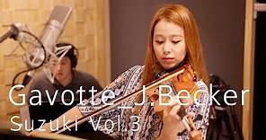 J.Becker Gavotte_Suzuki violin Vol.3