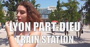 🇫🇷 Lyon Part-Dieu Train Station 2019 - France Walking Tour 4K