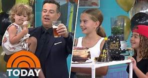Carson Daly's kids surprise him on TODAY for 50th birthday