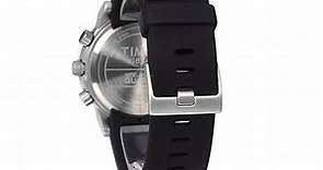 Timex Men's T2P285 Intelligent Quartz Adventure Series Stainless Steel Watch with Black Band