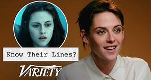 Does Kristen Stewart Know Her Lines From Her Most Famous Movies?