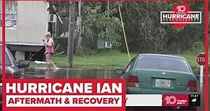 Flooding damage in Polk County after Hurricane Ian