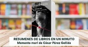 Memento mori (Versos, canciones y trocitos de carne 1) de César Pérez Gellida | Libro Resumen