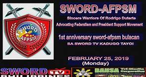 bulacan sword-afpsm 1st anniversary