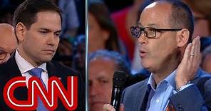 Father challenges Marco Rubio on guns