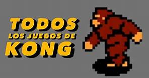 🐵 TODOS los JUEGOS de KING KONG - La EVOLUCIÓN de KONG en los Videojuegos - Desde Famicom hasta HOY