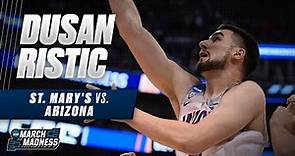 Dusan Ristic scores 13 as Arizona defeats St. Mary's