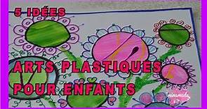 DIY. 5 Idées. Arts Plastiques Pour Enfants!!! // 5 ideas. Crafts For Kids!!