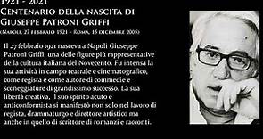 1921-2021 - Centenario della nascita di Giuseppe Patroni Griffi