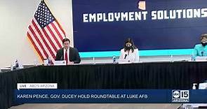 Karen Pence, Gov. Ducey hold roundtable discussion