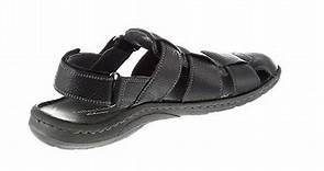 Clarks Mens Leather Velcro Closure Sandals