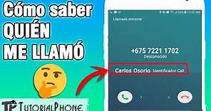 Cómo saber quién me llamó | Quién me escribió en WhatsApp😱