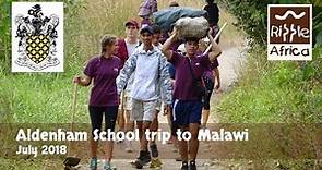 Aldenham School 2018 visit to Malawi - RIPPLE Africa