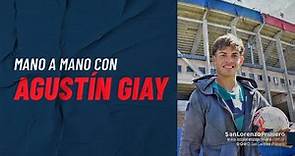 Mano a mano con Agustín Giay: de sus inicios a su presente en San Lorenzo y la Selección Argentina