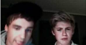 Liam Payne and Niall Horan TwitCam