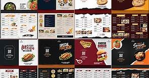 2023 Restaurant menu design free psd photoshop template | free psd food flyer template free download