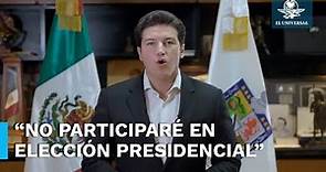¡Es oficial! Samuel García se baja de campaña presidencial rumbo a 2024
